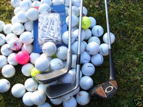 Golf clubs 100 - golf, balls